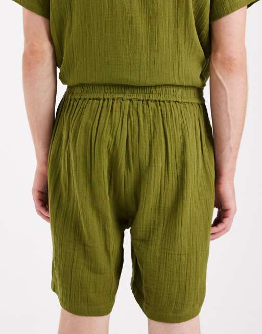 Sol Beach beach shorts in green (part of a set), 5 of 5