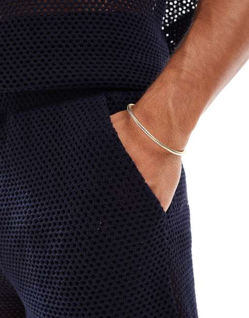 Sol Beach - Short de plage en maille - Bleu marine, 5 de 5