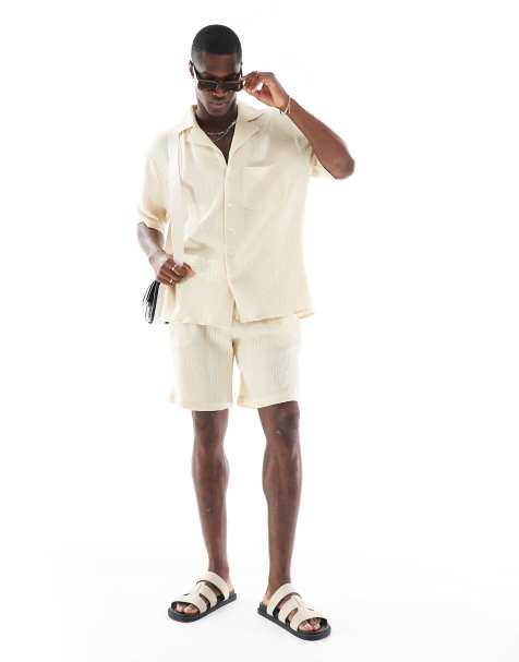 Sol Beach soft touch beach co-ord in light brown - view 1