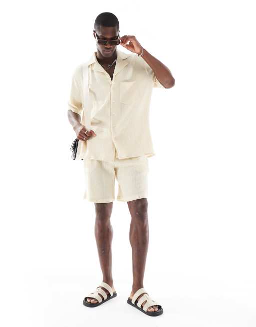 Sol Beach soft touch beach co-ord in light brown