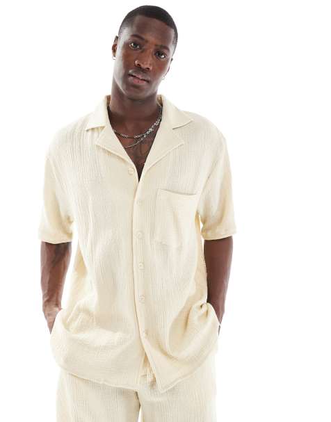 Sol Beach soft touch beach shirt in light brown - view 1