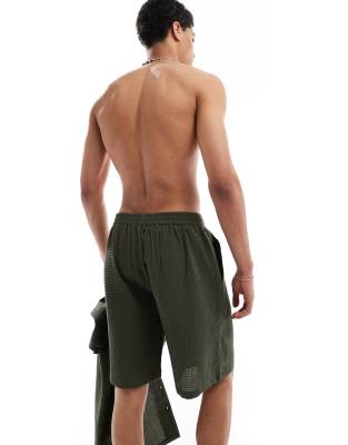 SOL BEACH WAFFLE BEACH SHORTS 