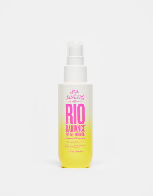 Sol De Janeiro Limited Edition Rio Radiance Oil Spray SPF 50 90ml | ASOS