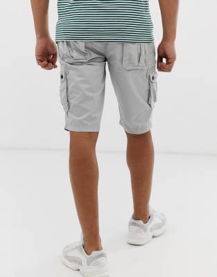 athletic fit khaki shorts