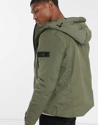 solid quilted jacket