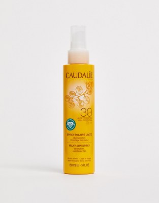 фото Солнцезащитное молочко-спрей c spf30 caudalie milky sun spray, 150 мл-бесцветный