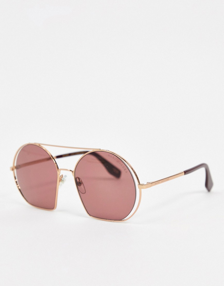 фото Солнцезащитные очки с планкой на переносице marc jacobs 325/s-фиолетовый