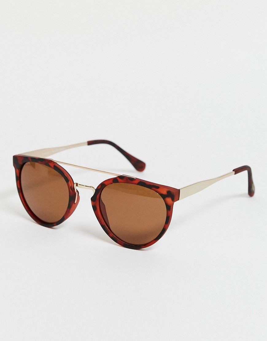 фото Солнцезащитные очки в черепаховой оправе pilgrim-коричневый