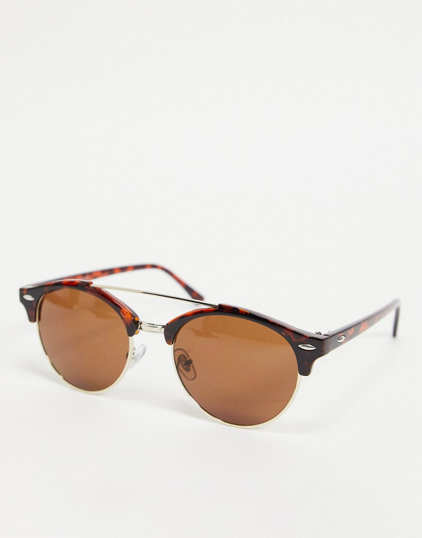 фото Солнцезащитные очки в круглой оправе madein-коричневый цвет madein.
