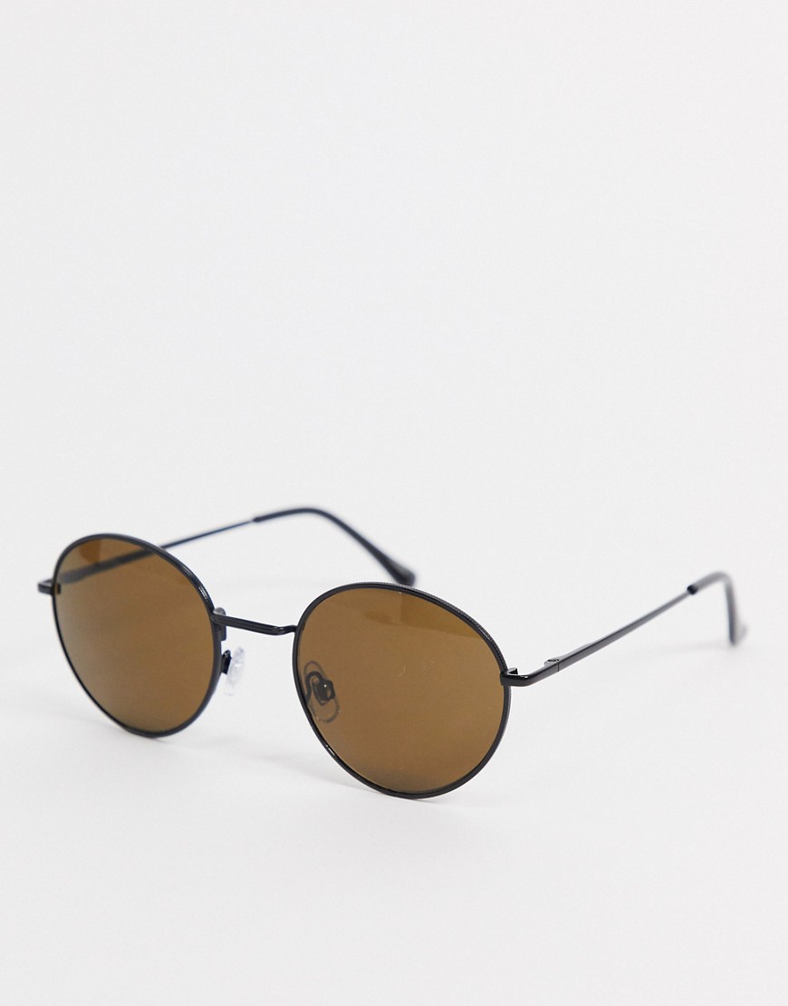 фото Солнцезащитные очки в круглой оправе madein-коричневый цвет madein.
