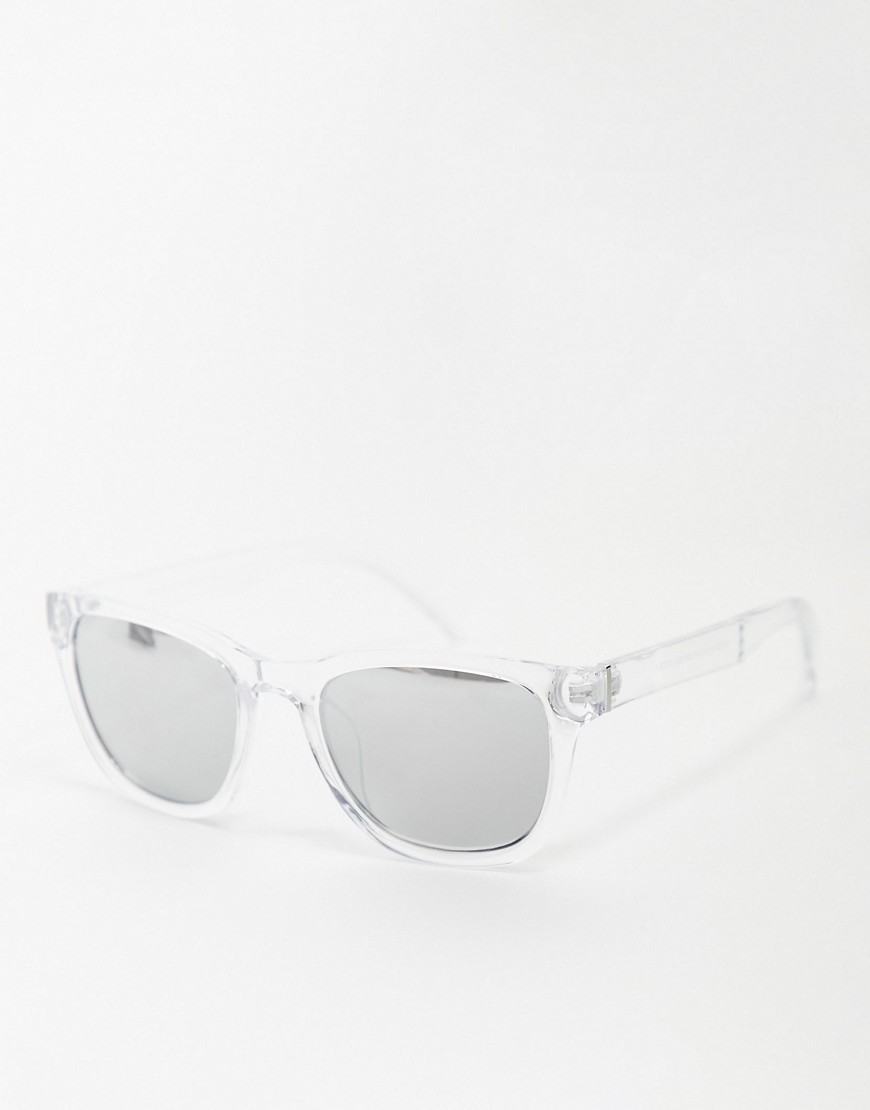 фото Солнцезащитные очки в стиле ретро в прозрачной оправе new look-прозрачный
