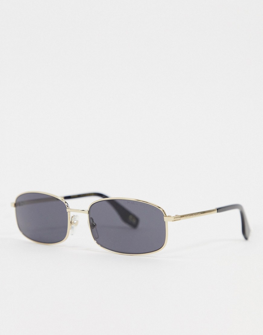 фото Солнцезащитные очки в узкой оправе marc jacobs 368/s-серый