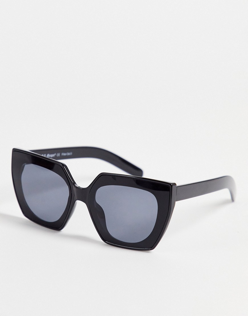 фото Солнцезащитные oversized-очки «кошачий глаз» aj morgan dimensional-черный