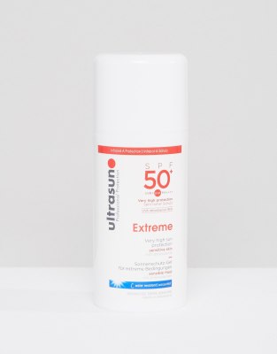 фото Солнцезащитный лосьон spf 50+ для очень чувствительной кожи ultrasun extreme – 100 мл-бесцветный