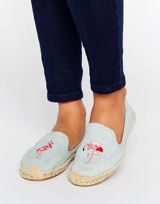 Soludos Chambray Flamingo Espadrilles ASOS