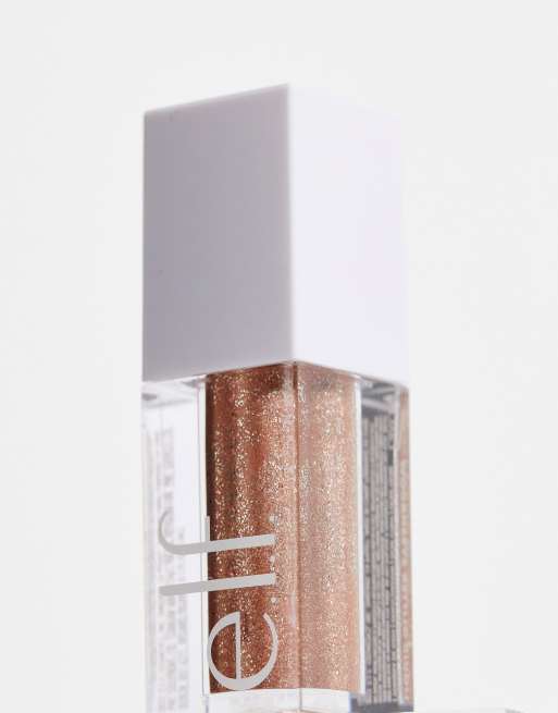 Sombra de ojos líquida con purpurina de e.l.f.: Tono Flirty Birdy, 3 de 4