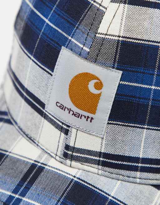 Sombrero a cuadros azul marino Tarbell de Carhartt WIP , 2 de 3