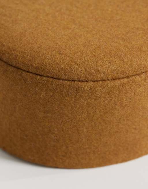 Sombrero color camel estilo pillbox de ASOS DESIGN, 4 de 4