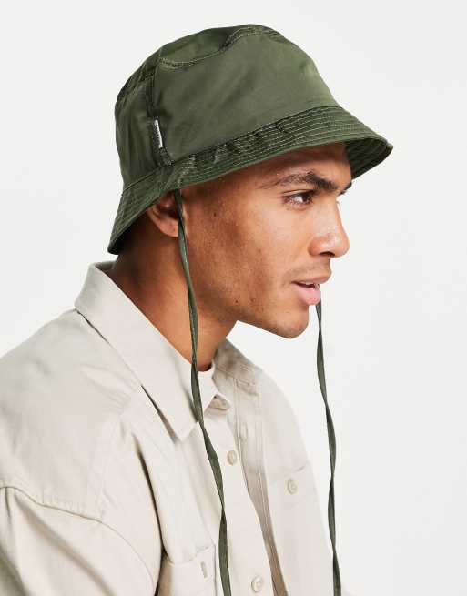 Sombrero de pescador caqui utilitario de nailon de Only & Sons