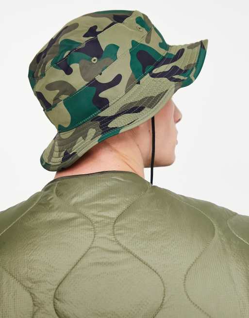 Sombrero de pescador con estampado de camuflaje Black Country de Hurley, 3 de 4