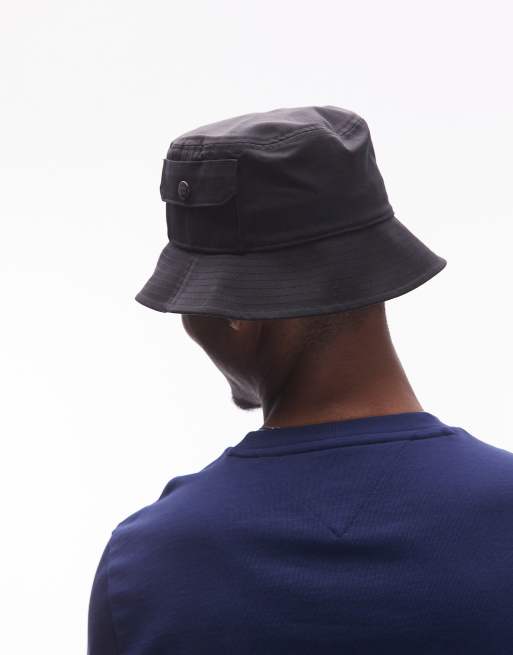 Sombrero de pescador en negro con bandera de Tommy Jeans, 3 de 3