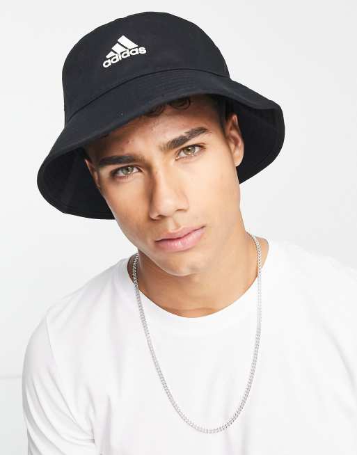 Idear elegante cupón Sombrero de pescador negro con logo de adidas Training | ASOS