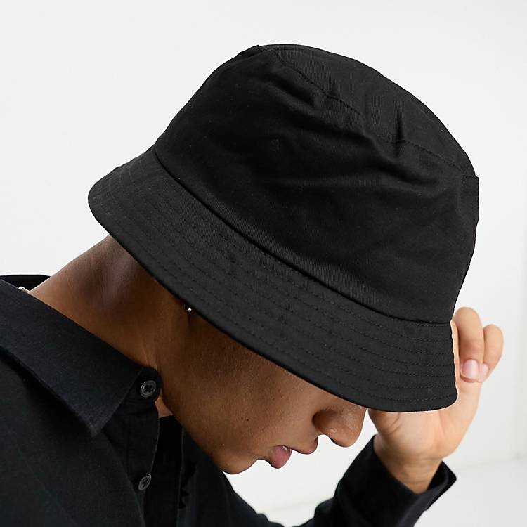 Sombrero de pescador negro de ASOS DESIGN