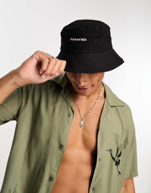 Sombrero de pescador negro de Farah