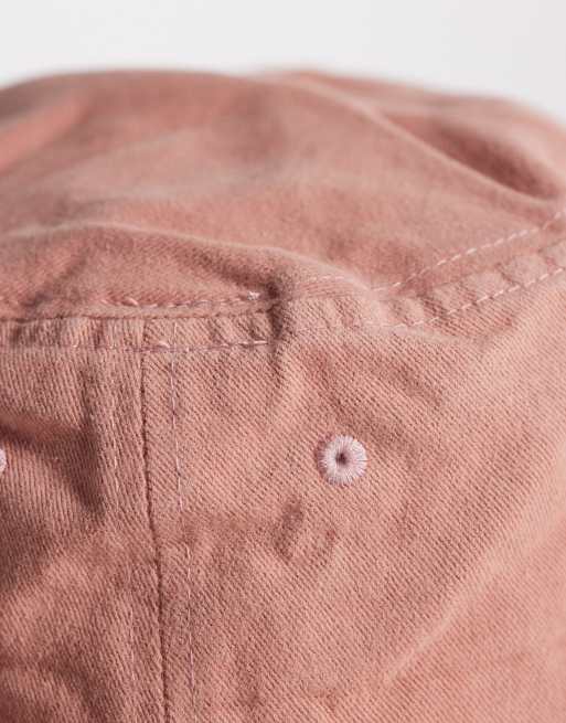 Sombrero de pescador rosa arcilla con bordes deshilachados de My Accessories, 3 de 3