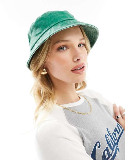 Sombrero de pescador verde lavado de ASOS DESIGN - view 1
