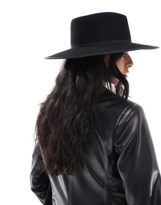 Sombrero fedora negro de mezcla de lana de & Other Stories, 2 de 4