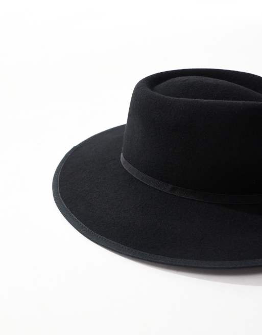 Sombrero fedora negro de mezcla de lana de & Other Stories, 3 de 4