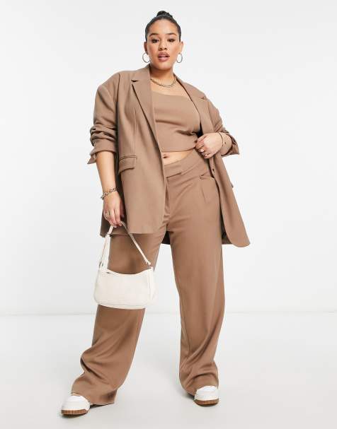 Spanx Plus high waist skinny cargo pants in beige