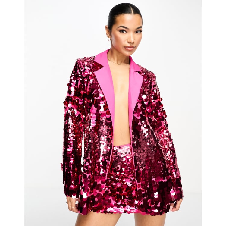 Sparkly suit best sale jacket womens