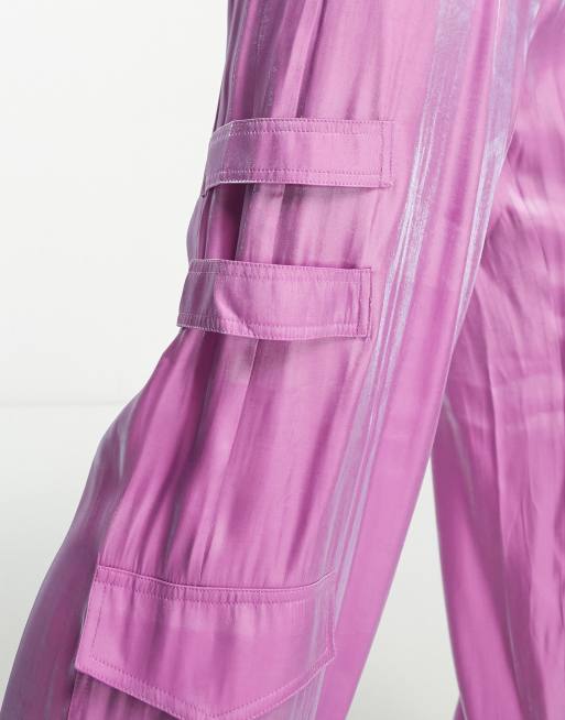 Pink 2024 iridescent pants