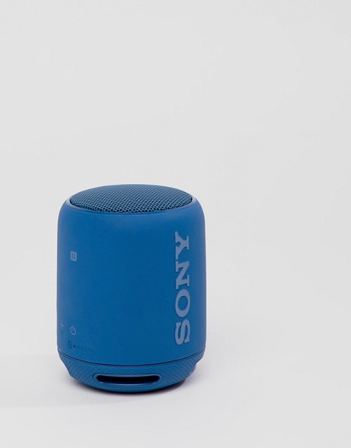 Sony portable wireless bluetooth speaker in blue