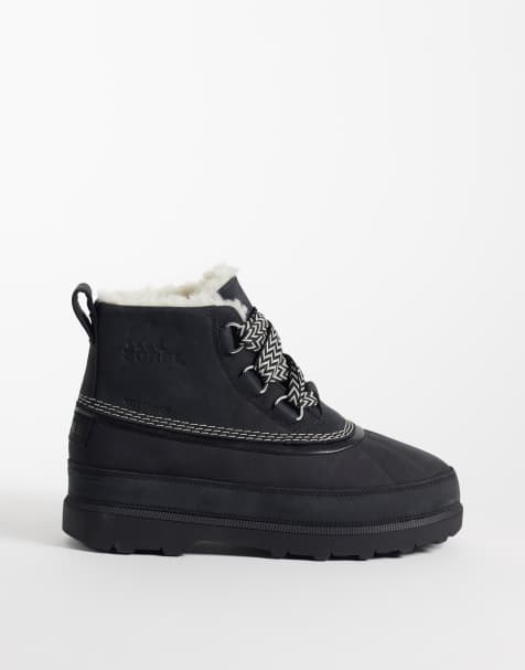 Sorel Ambler Fireside Chukka WP boots in zwart - view 1