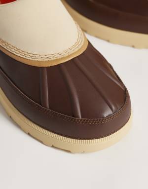 Sorel Ambler WP shoe in beige and brown