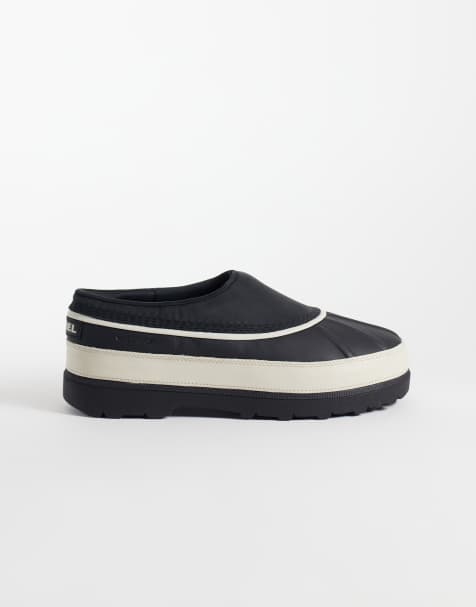 Sorel Ambler WP sko i sort og mørk beige - view 1