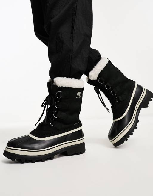 Sorel Caribou Bottes imperm ables Noir ASOS