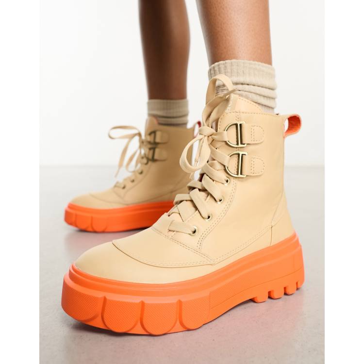 Bottines lacets clearance camel