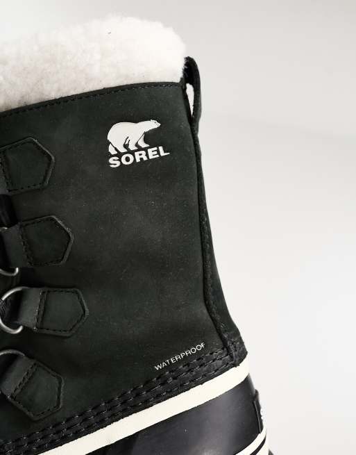 Sorel Caribou waterproof boots in black | ASOS