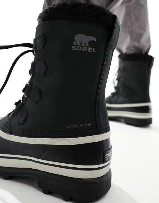 Sorel caribou boots on sale black