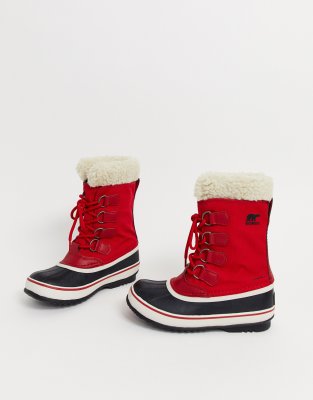 red sorel boots