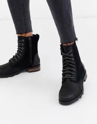 sorel short lace boot