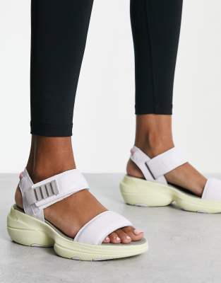 Sorel Explorer Blitz Stride sporty sandals in white