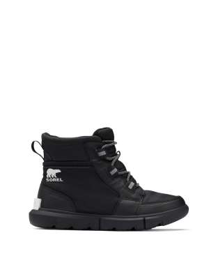 Sorel Explorer II Carnival lace up boots in black