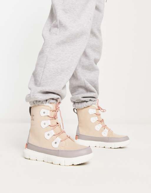 Beige sorel outlet boots