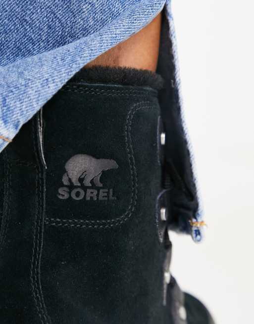 Sorel Explorer II joan waterproof boots in black fawn , 3 of 4