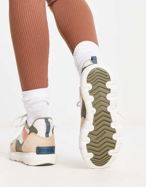 Sorel Explorer II waterproof sneaker low in sea salt | ASOS